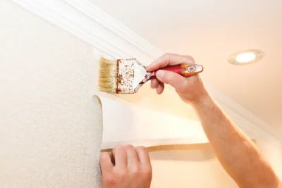 Pose de papier peint à Saint-Céols — revêtements muraux et toiles de verre